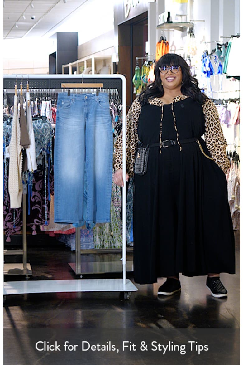 Saige High Waist Ankle Wide Leg Jeans video