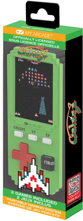 Myarcade Dgunl7132 Galaga Pixel Pocket Pro Handhel