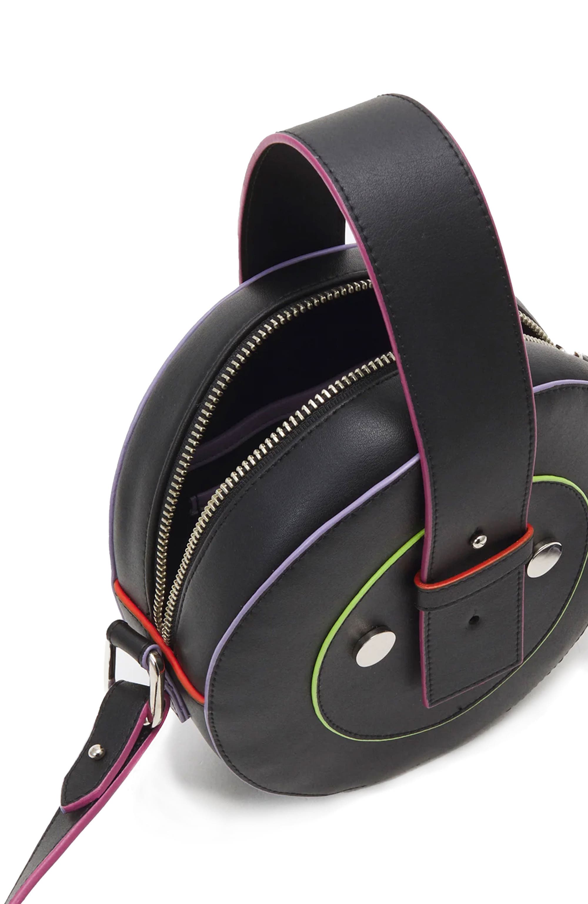 DOIZPE Libertad Cactus Crossbody Bag, Alternate, color, Black