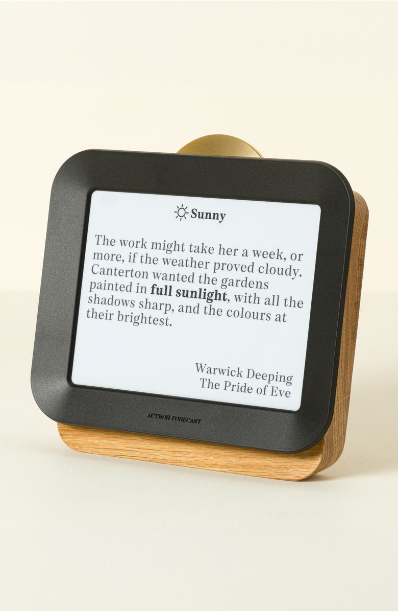 Uncommon Goods Literary Weather Forecast, Main, color, Natural