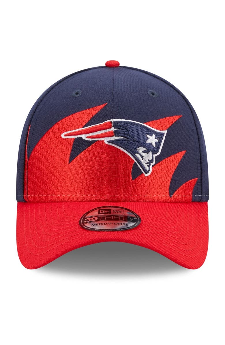 New Era Men's New Era Navy/Red New England Patriots Surge 39THIRTY Flex Hat, Alternate, color, 