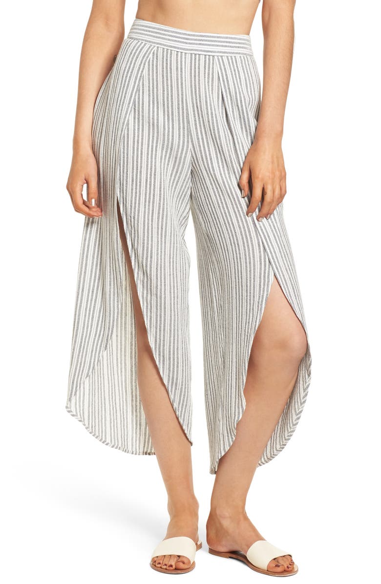 Lost + Wander Kika Stripe Split Culottes, Main, color,
