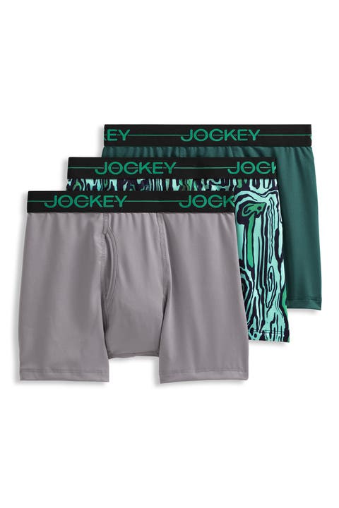 Boys' Microfiber Stretch Boxer Brief - 3 Pack