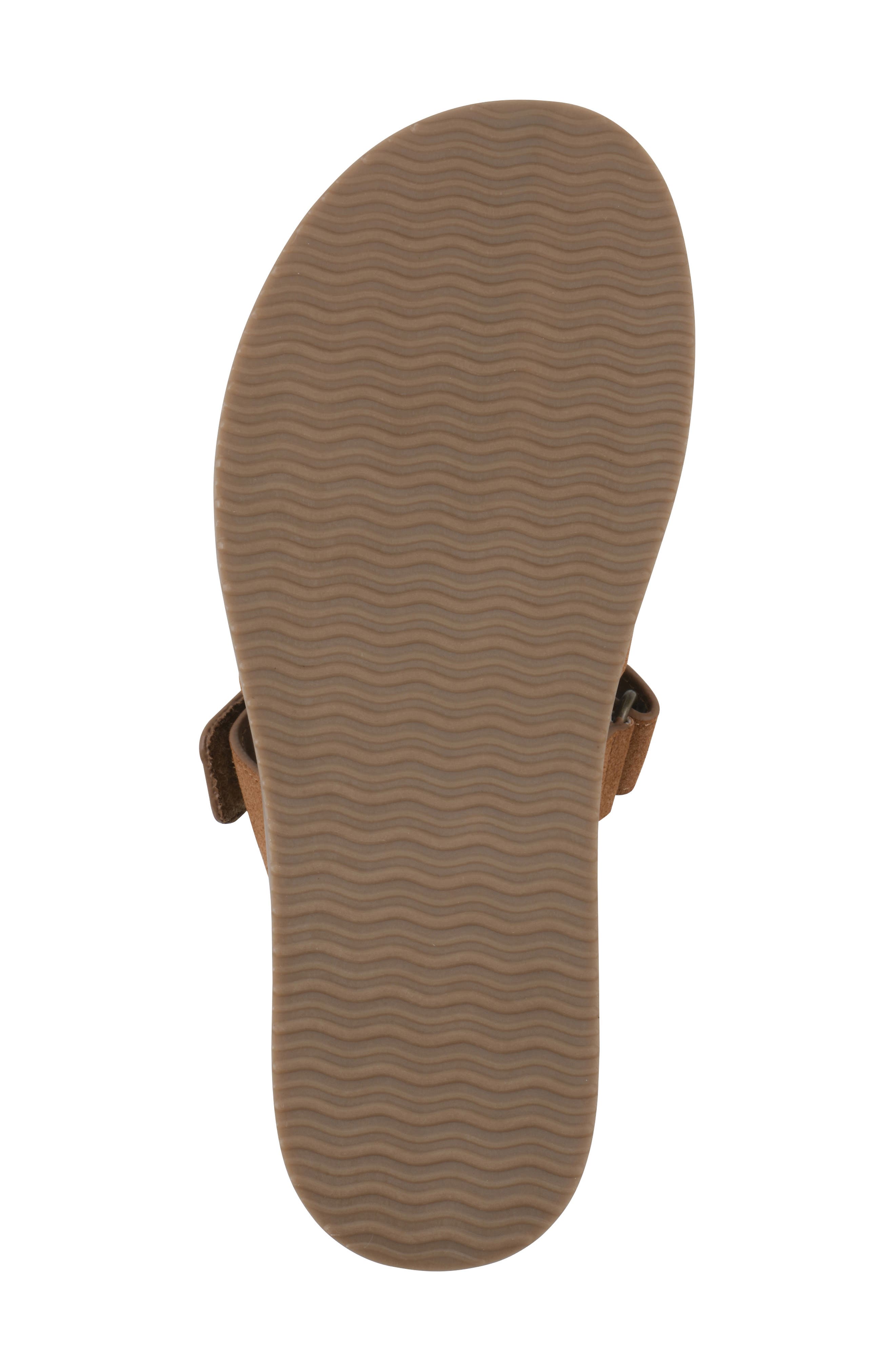 Mazi Slide Sandal, Alternate, color, CHESTNUT/ SMOOTH