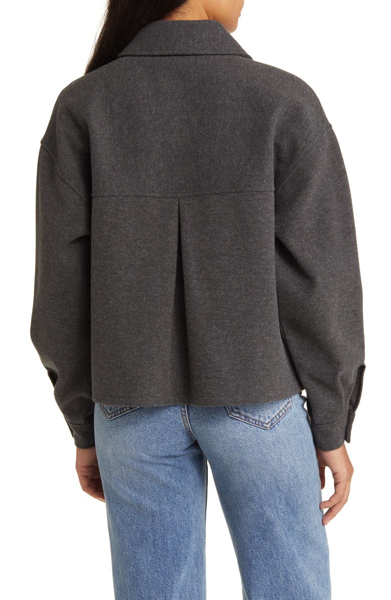 beachlunchlounge Double Face Crop Jacket, Alternate, color, 