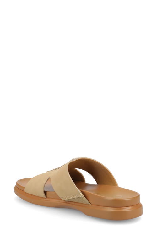 Journee Collection Misey Slide Sandal In Sand