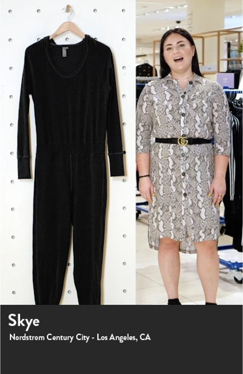 Women's Hibernate Luxe Hooded Jumpsuit, sales video thumbnail