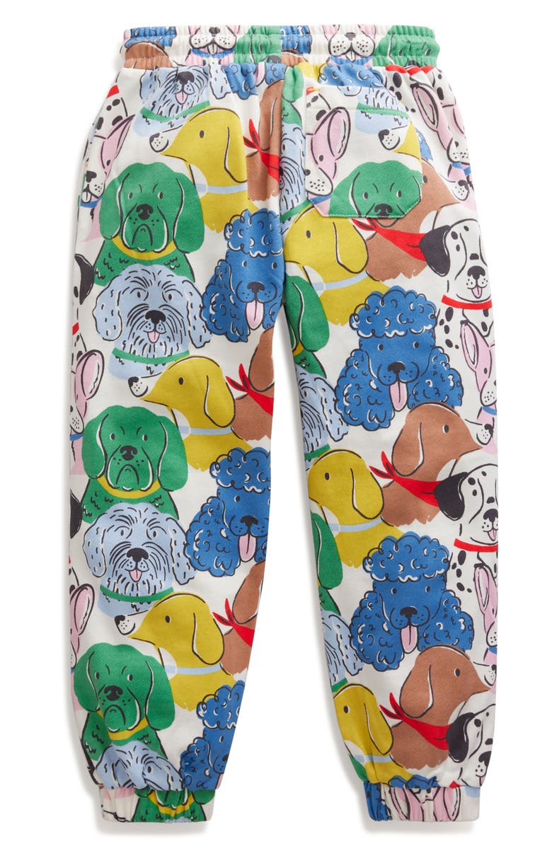 Mini Boden Kids' Dog Print Sweatpants, Alternate, color, 