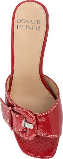 Cherry Buckle Mule Sandal