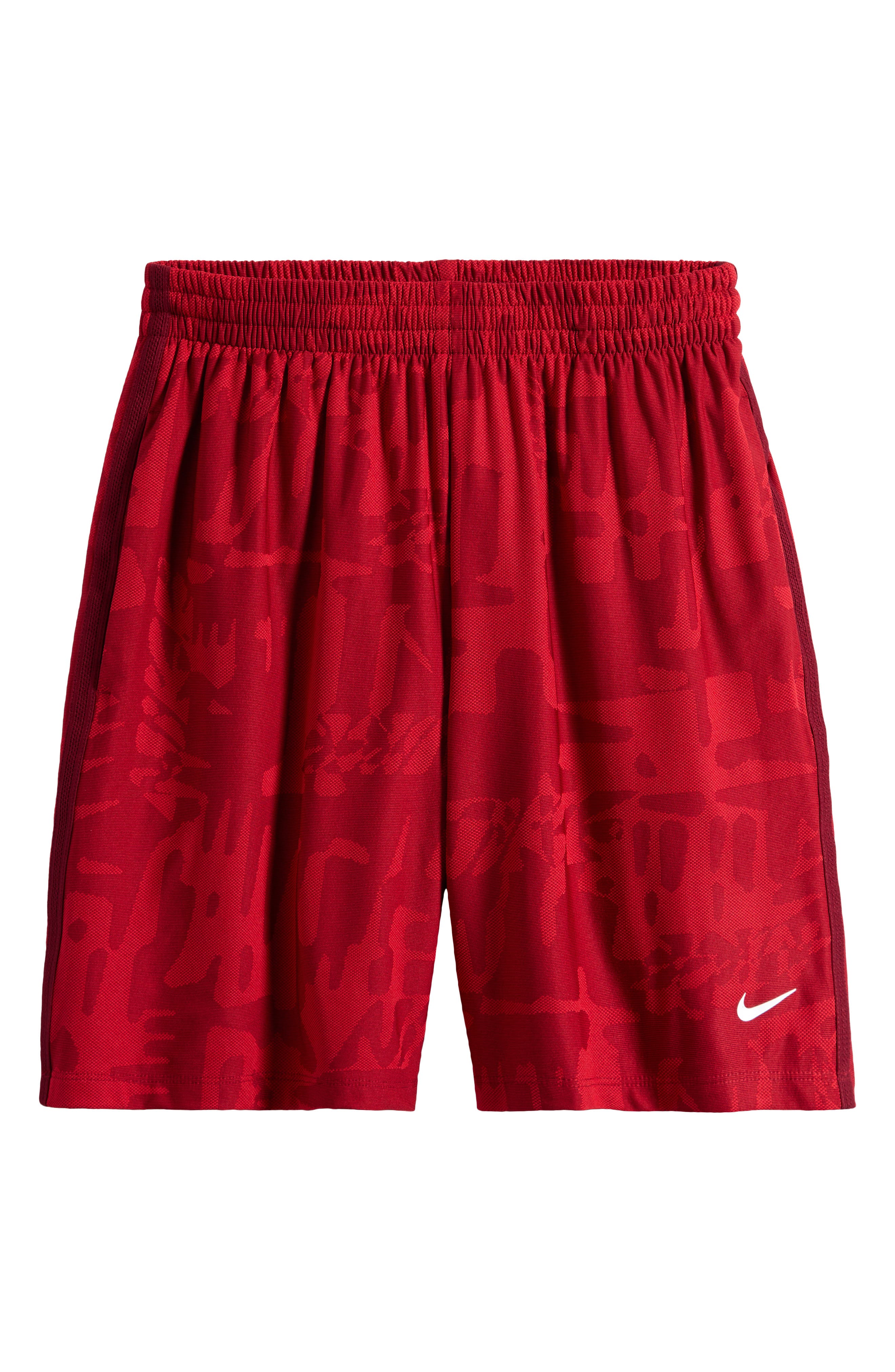 boys red basketball shorts