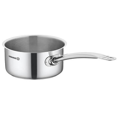 Korkmaz Gastro Proline 7.3 Liter Stainless Steel Saucepan In Silver