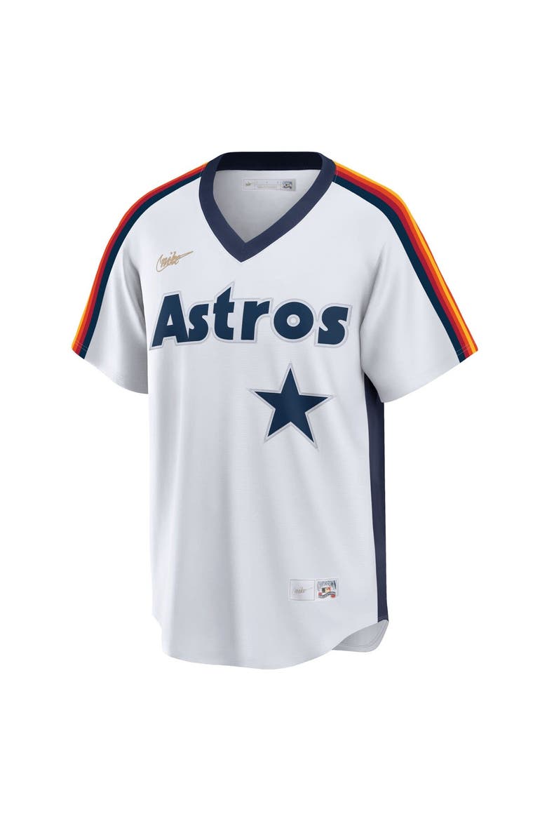 Men's Nike White Houston Astros Home Cooperstown Collection Player Jersey, Alternate, color, White