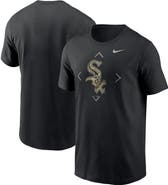 Nike Men's Nike Black Chicago White Sox Camo Logo T-Shirt
