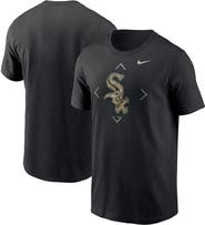 Nike Men's Nike Black Chicago White Sox Camo Logo T-Shirt