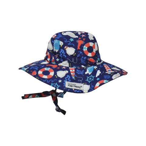 Girls UPF 50+ UV Blocking Wide Brim Floppy Sun Hat