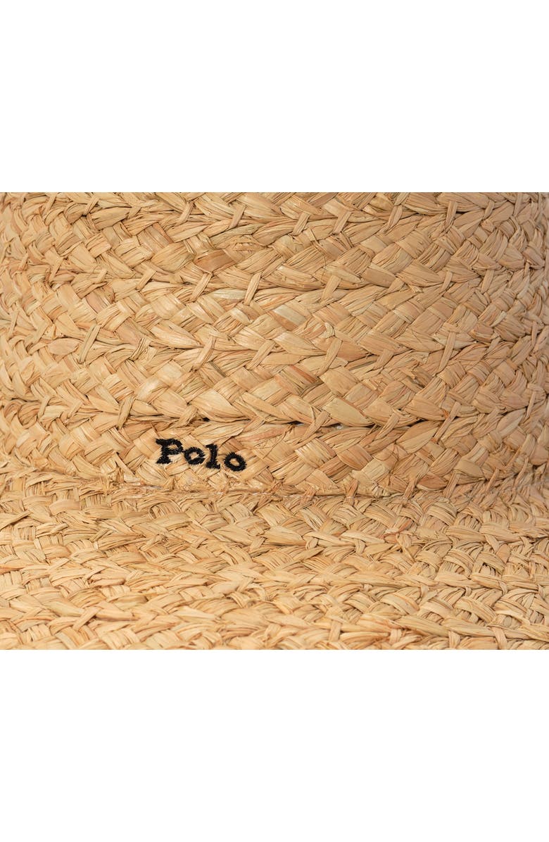 Polo Ralph Lauren Braided Raffia Sunhat, Alternate, color,