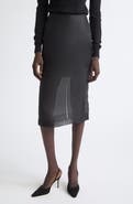 Carolina Herrera Silk Knee Length Skirt