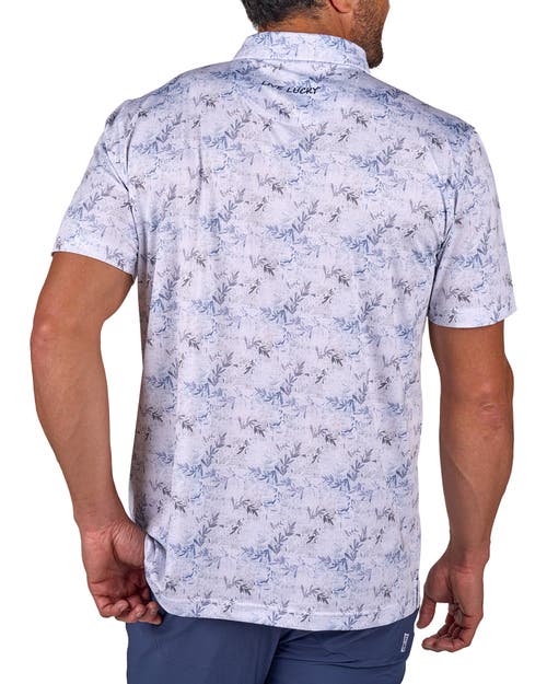 Black Clover Lucky Oasis Polo In Blue