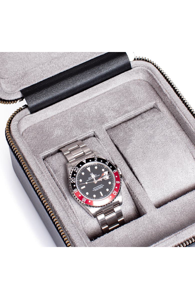 Rapport London HYDE PARK TWO ZIP CASE, Alternate, color, Black