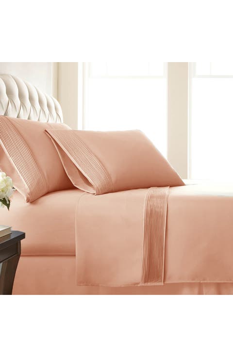 Premium Collection Pleated Extra Deep Pocket Sheet Set