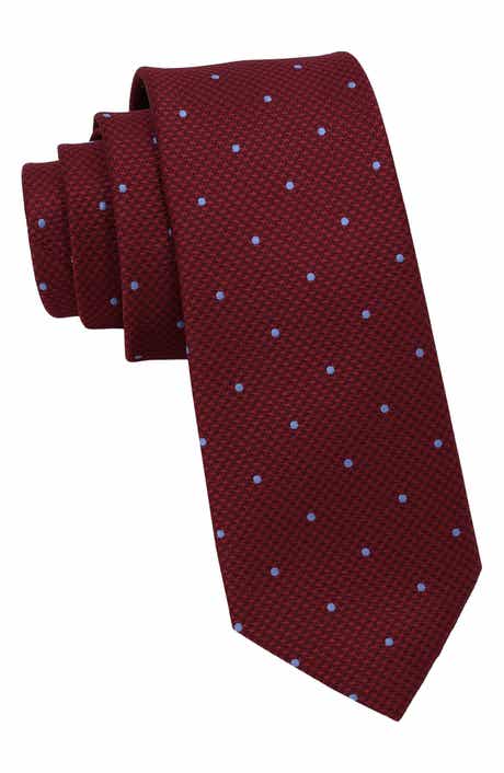 Dot Cotton & Silk Tie & Pocket Square Set