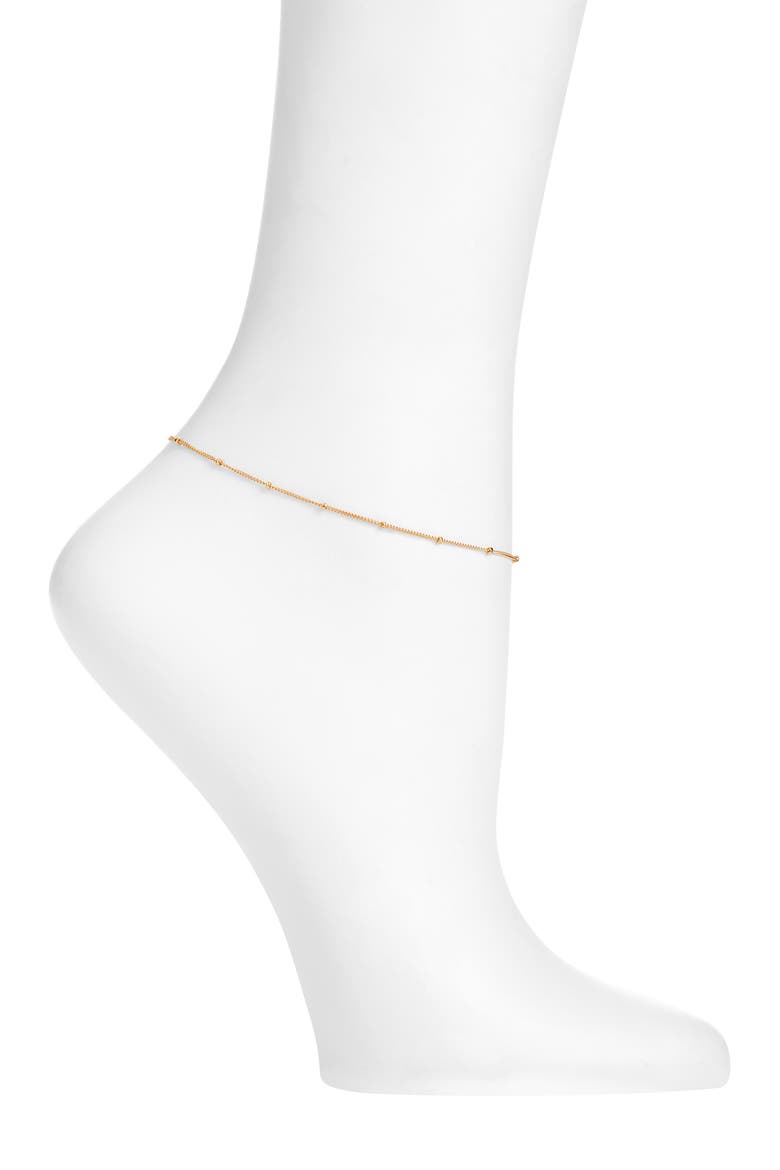 Aria Anklet, Main, color, GOLD