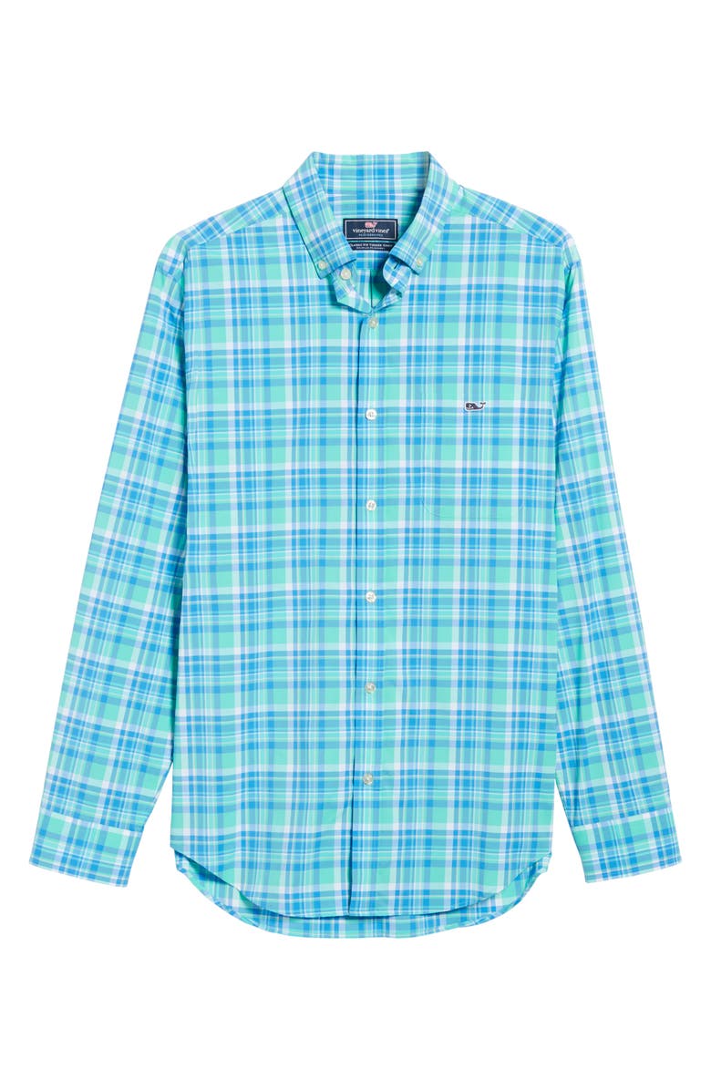 vineyard vines Sandspar Tucker Classic Fit Plaid Sport Shirt, Alternate, color, 
