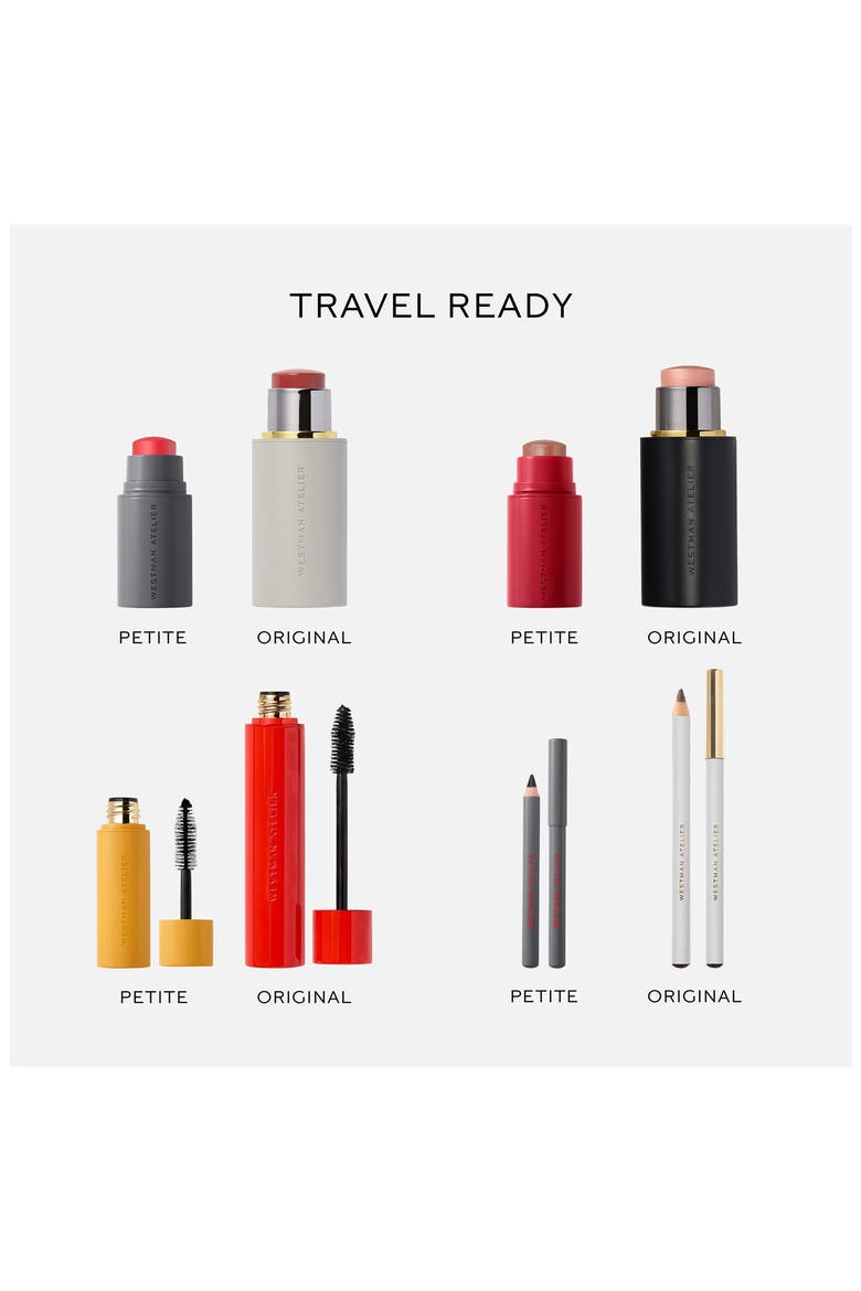 Petite Party Mini 4-Piece Makeup Set $95 Value, Alternate, color, POPPY/ TOAST/ CLEANBLK/ CENDRE