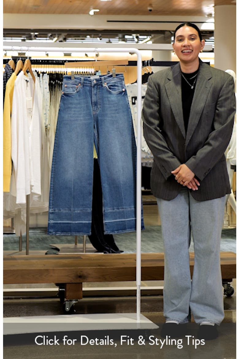 Getty High Waist Crop Wide Leg Jeans video