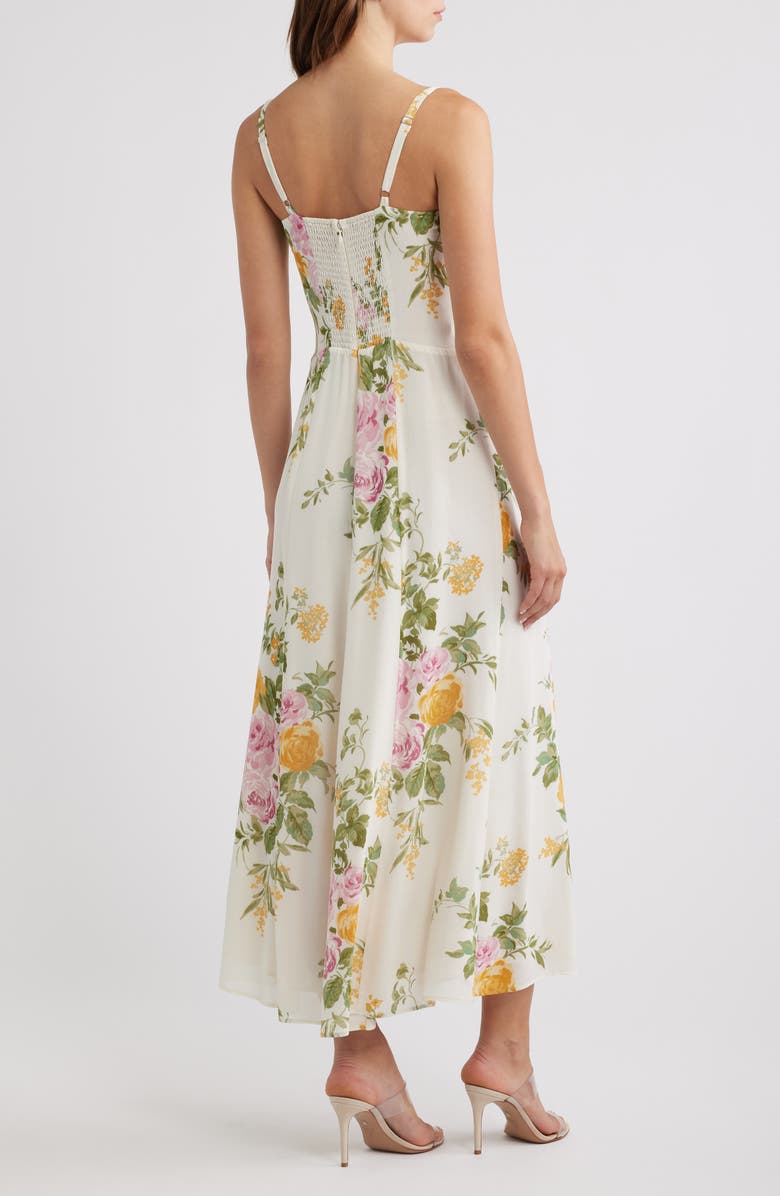 Reformation Ailany Floral Print Sundress, Alternate, color, Rose Perfume