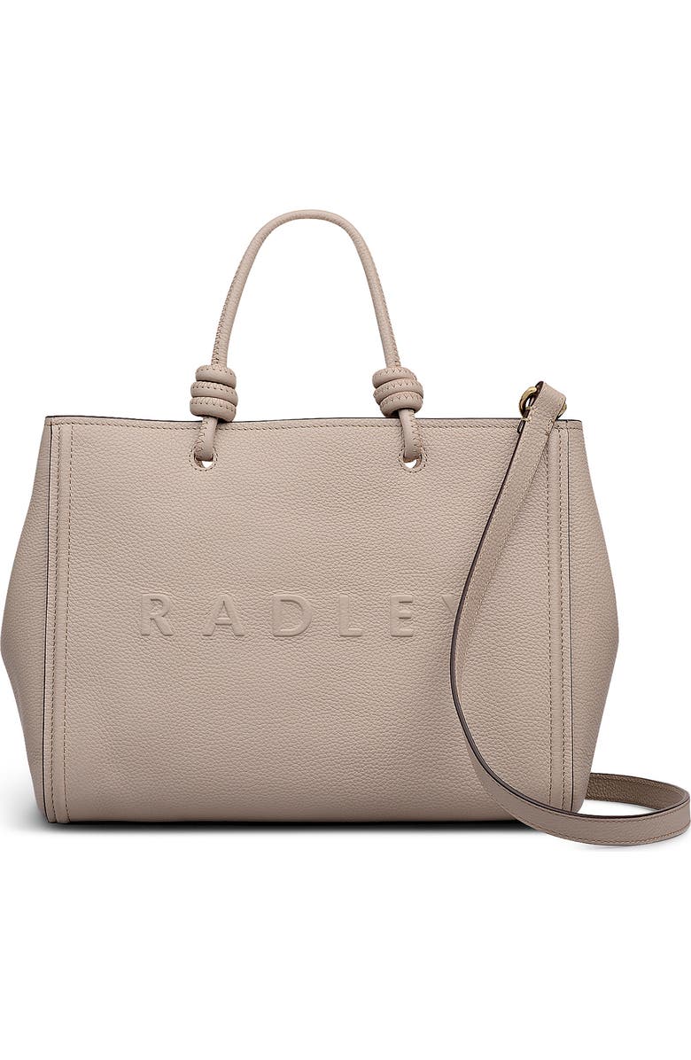 Radley Ridgeway Gardens Medium Ziptop Satchel Bag, Main, color, Porcini