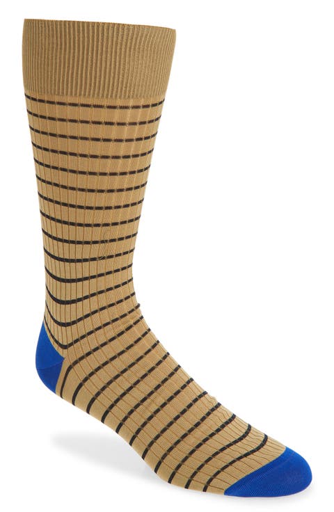 Downe Stripe Dress Socks