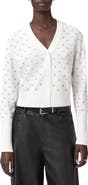 AllSaints Mazy Star Studded Cotton Cardigan