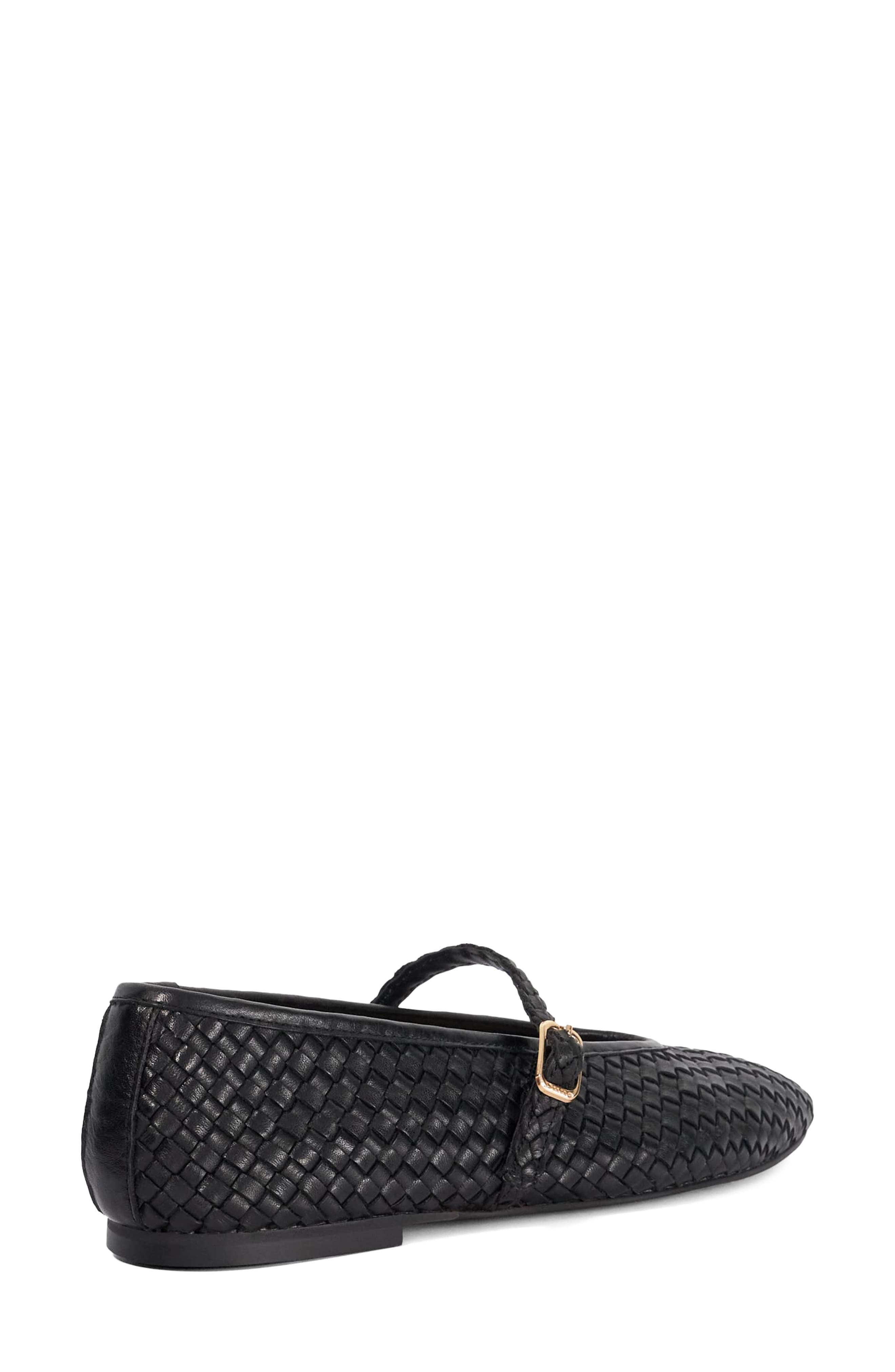 Dune London Headliner Mary Jane Flat, Alternate, color, Black