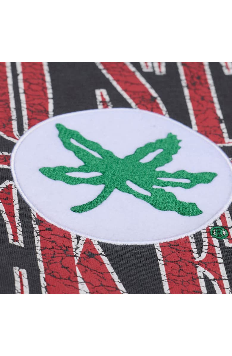 Mitchell & Ness Men's Mitchell & Ness Charcoal Ohio State Buckeyes Downtown Fleece Sweatshirt, Alternate, color, Charcoal