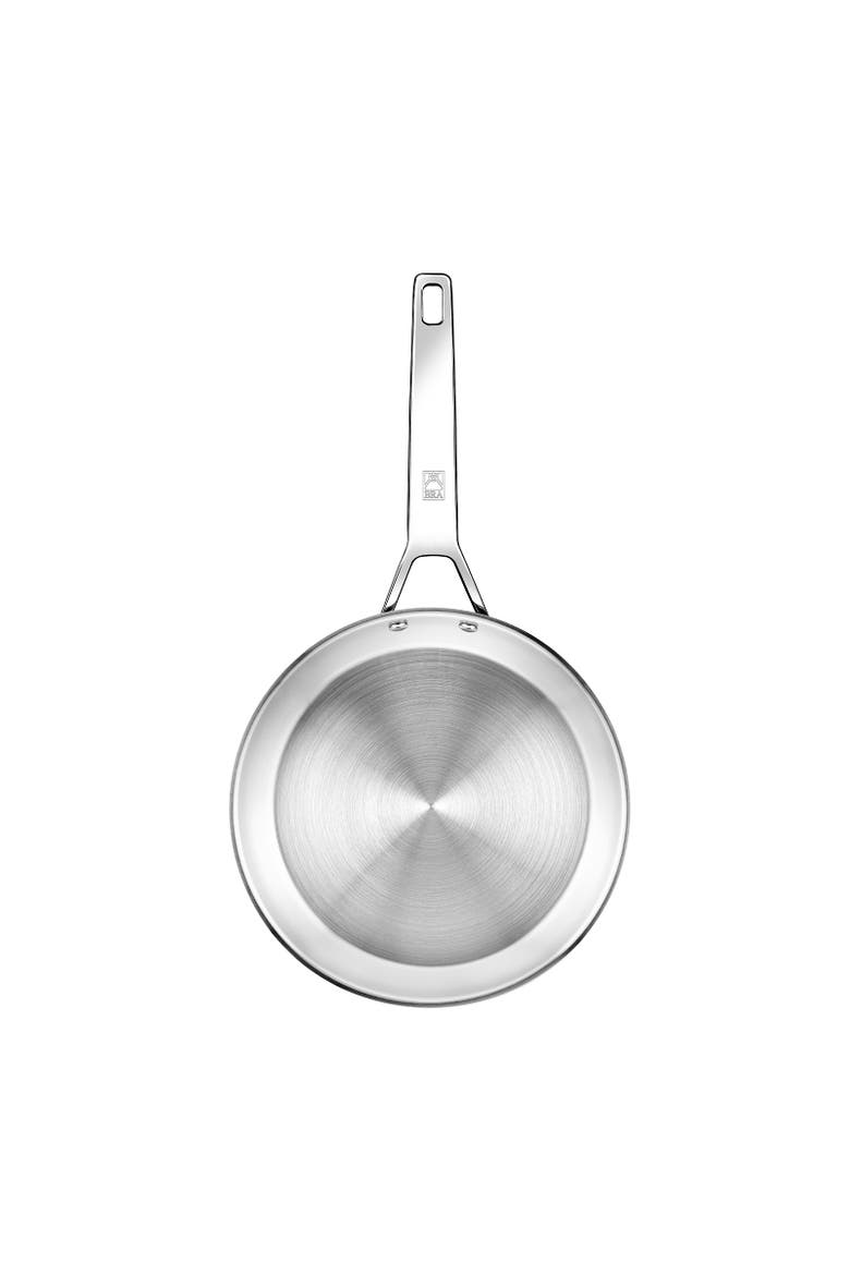 Signature Stainless Steel Professional Frypan, 8-Inch, Alternate, color, Silver