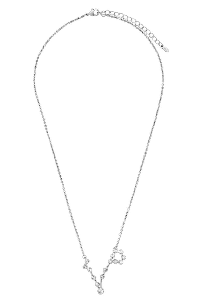 Constellation Necklace, Main, color, SILVER - PISCES