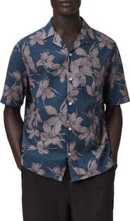 AllSaints Parterre Print Button-Up