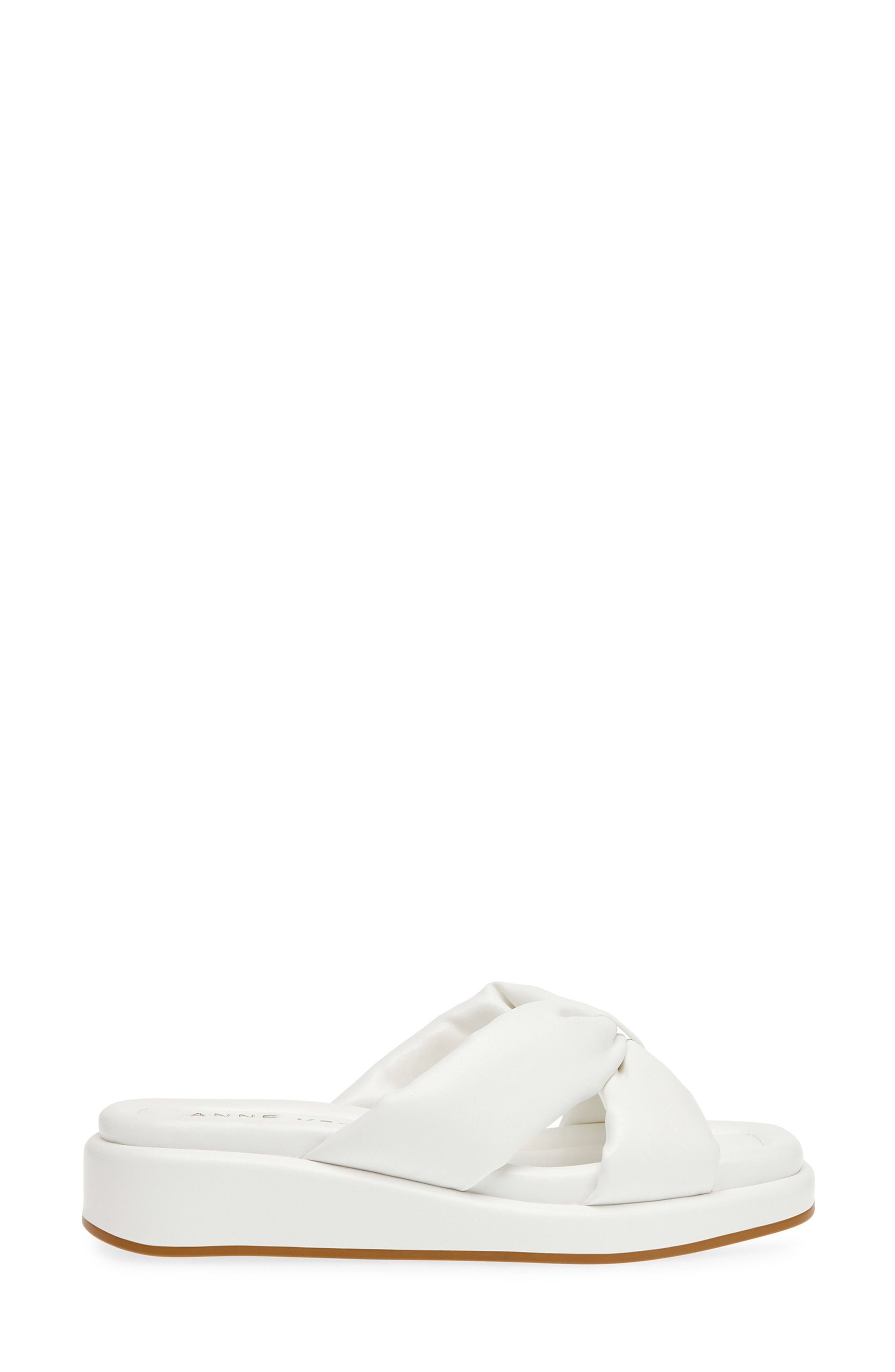 Aspire Wedge Sandal, Alternate, color, WHITE SMOOTH