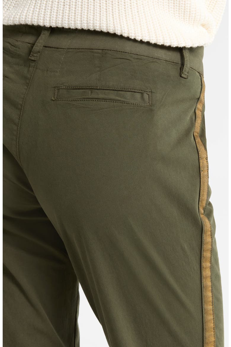 Wicklow Crop Chinos, Alternate, color, ARMY TUXEDO GOLD STRIPE