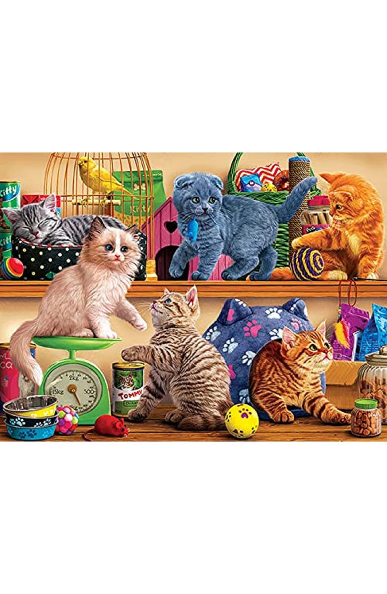 Sunsout Pet Shop Kittens 1000 piece Jigsaw Puzzle for Adults, Alternate, color, Multicolor