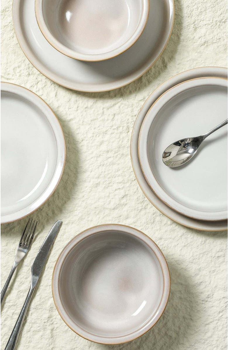 Stone Lain Slate Stoneware 12-Piece Dinnerware Set, Alternate, color, White