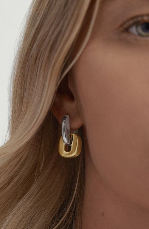 Mejuri Stevie Hoops In Brown