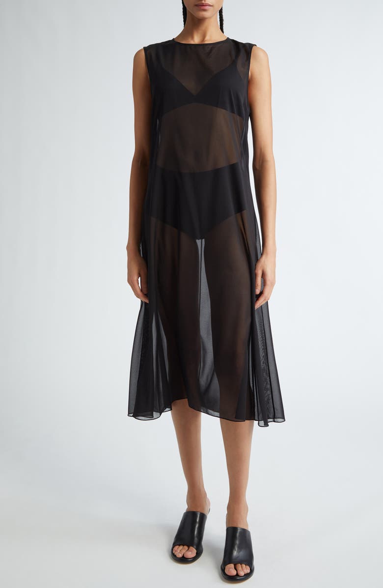 Peter Do Sheer Shift Dress, Main, color,