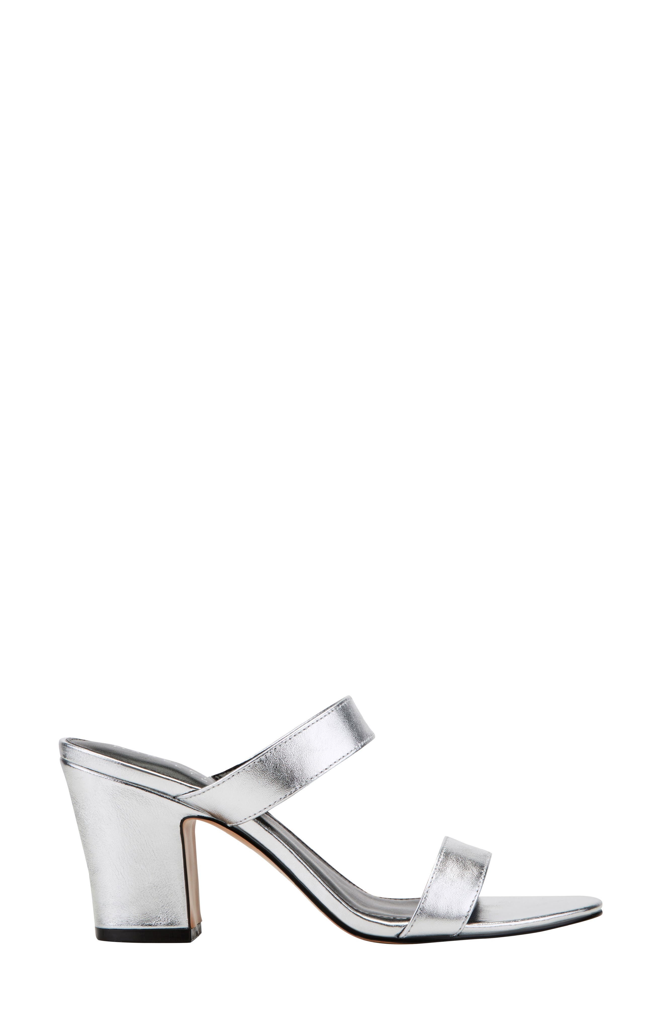 Marc Fisher LTD Jessey Slide Sandal, Alternate, color, Silver