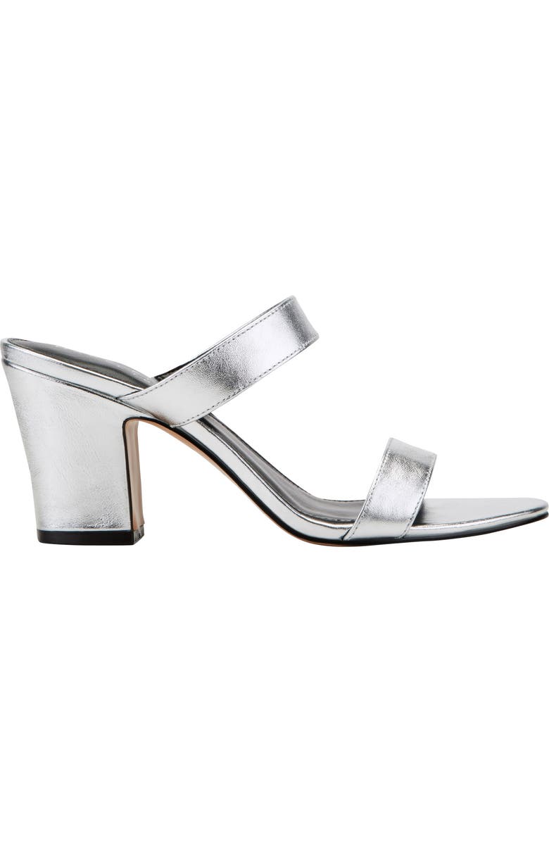 Marc Fisher LTD Jessey Slide Sandal, Alternate, color, Silver
