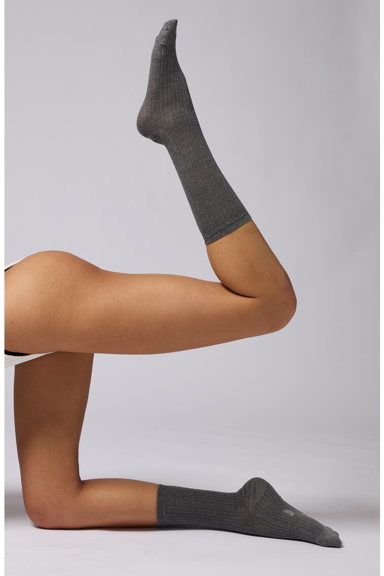 Assorted 3-Pack Cotton & Cashmere Blend Crew Socks, Alternate, color, BLACK/ GREY/ IVORY