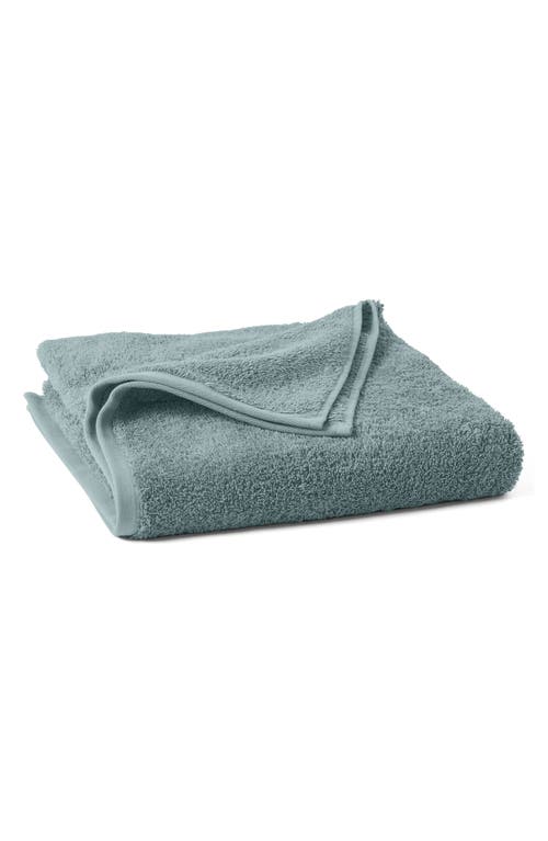 Coyuchi Cloud Loom™ Organic Cotton Bath Towel In Blue