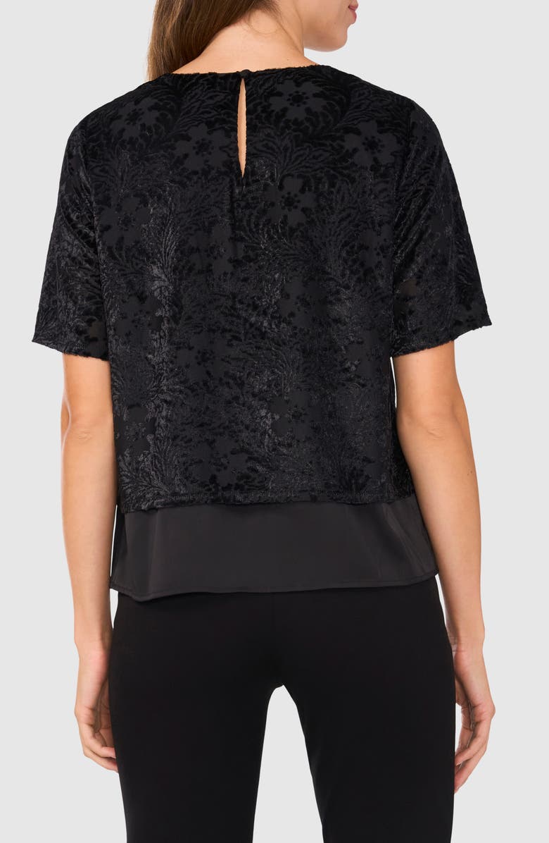 Halogen<sup>®</sup> Burnout Velvet Top, Alternate, color,