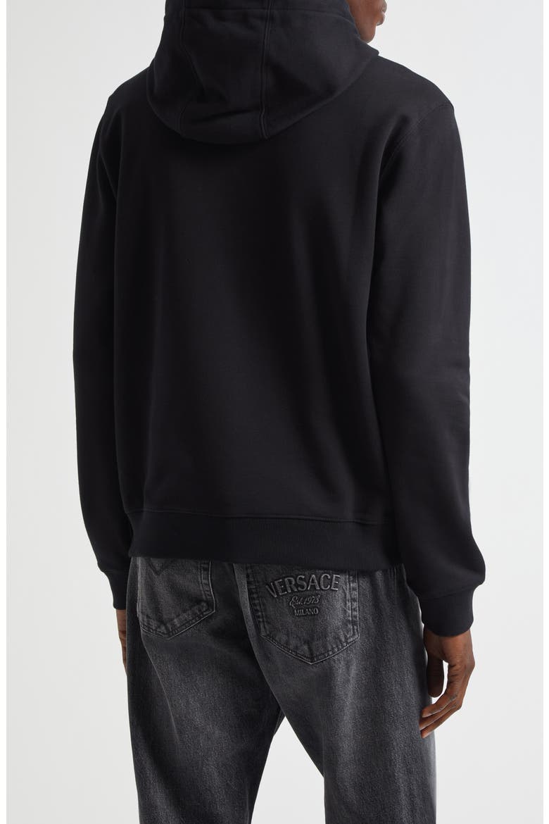 Via Gesù Logo Graphic Hoodie, Alternate, color, BLACK PRINT